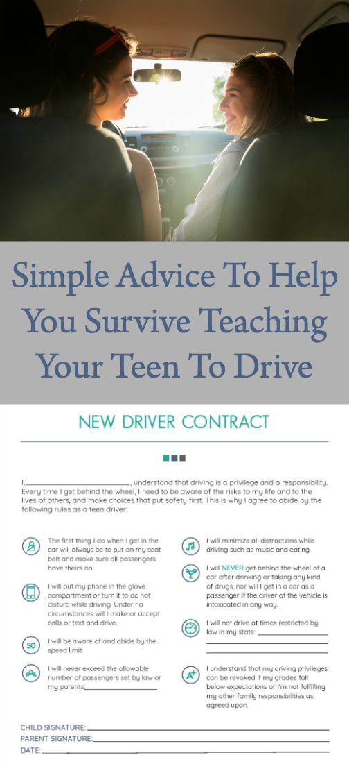 Simple Advice To Help You Survive Teaching Your Teen To Drive