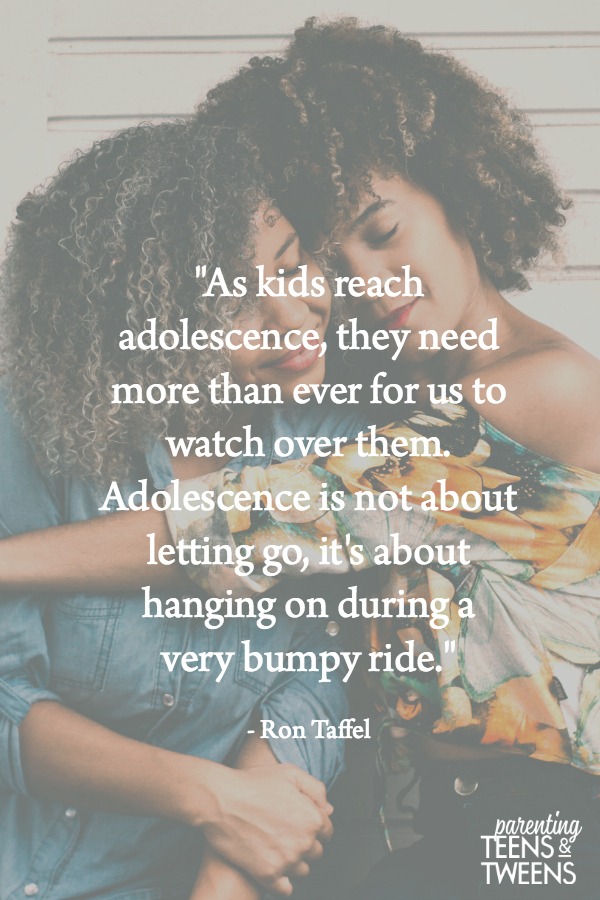 Quote about teenagers reaching adolescence