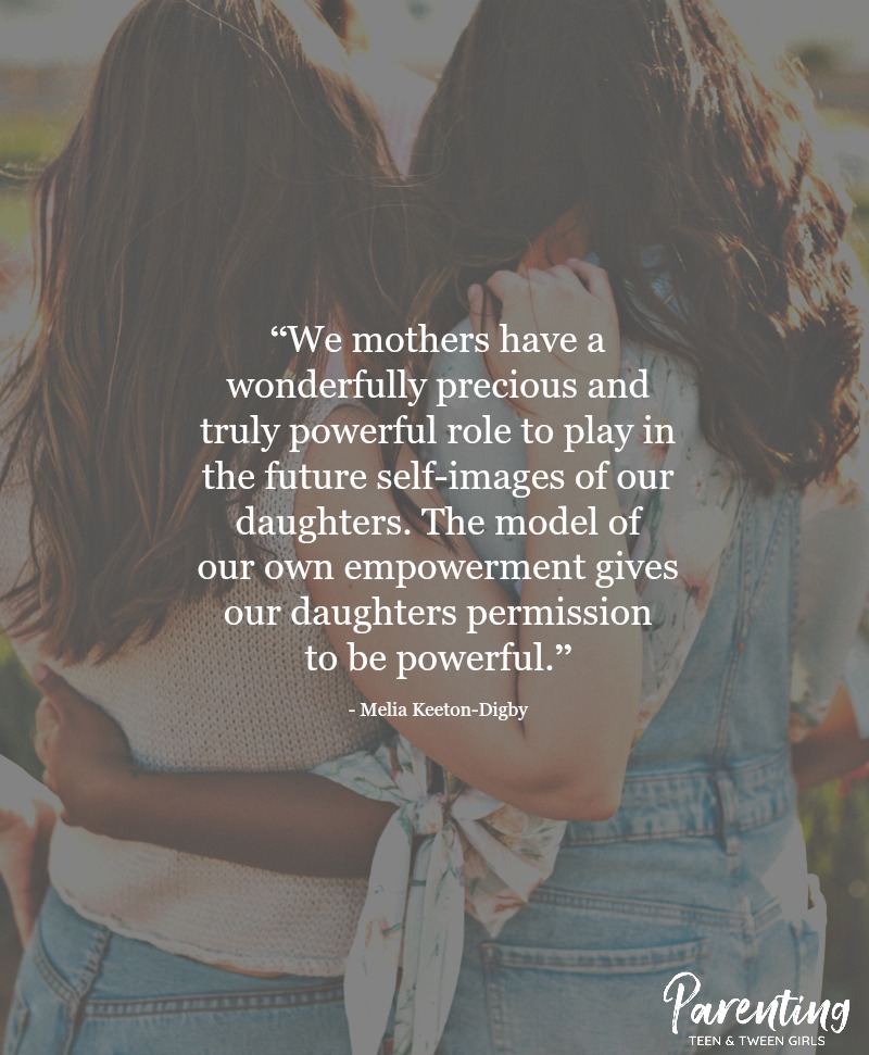 Melia Keaton-Digby mother daughter quote