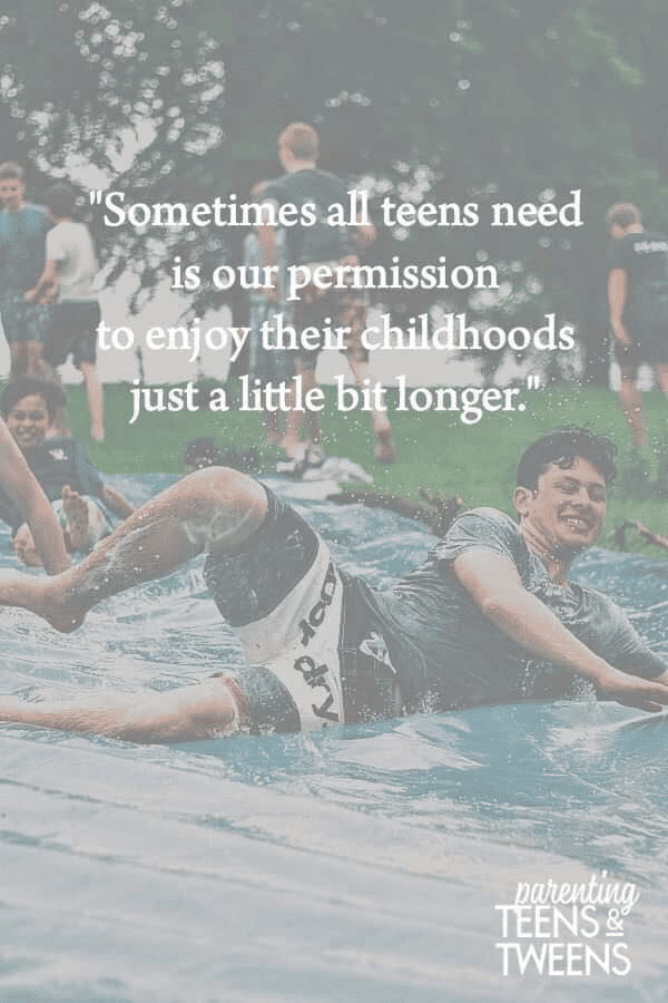 quote about letting kids be kids