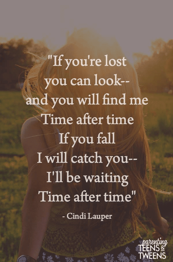 Time after time quote