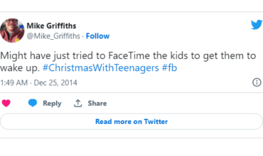 christmas with teen tweets