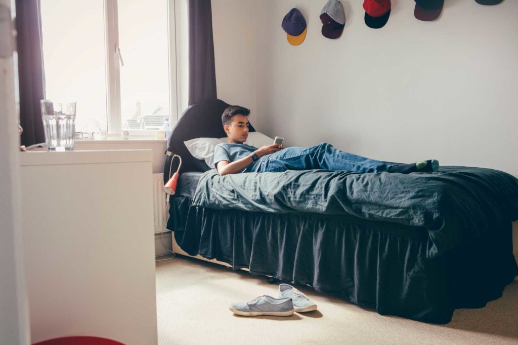 teen won't come out of bedroom